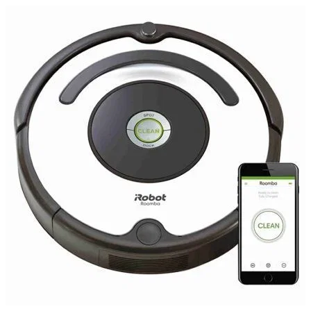 ROBOT ASPIRADOR IROBOT ROOMBA 675 - NAVEGACIÓN IADAPT - LIMPIEZA 3 FASES - SENSORES ACUSTICOS - APLICACIÓN IROBOT HOME ROBOT ASPIRADOR IROBOT ROOMBA 675 - NAVEGACIÓN IADAPT - LIMPIEZA 3 FASES - SENSORES ACUSTICOS - APLICACIÓN IROBOT HOME
